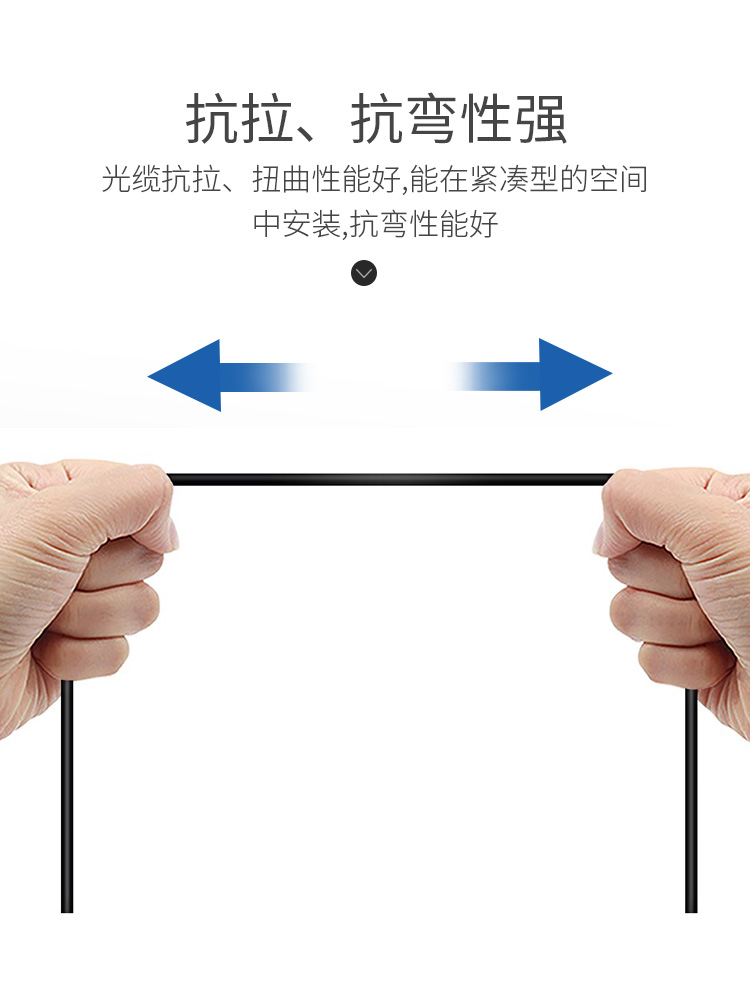 訊浦 電信級基站拉練野戰(zhàn)光纜單模2芯LC-SC-FC接頭可選 GYFJH 2B1.3 室外抗拉耐磨低煙無鹵 1米~50米_http://m.oann34.cn_所有產(chǎn)品_第6張