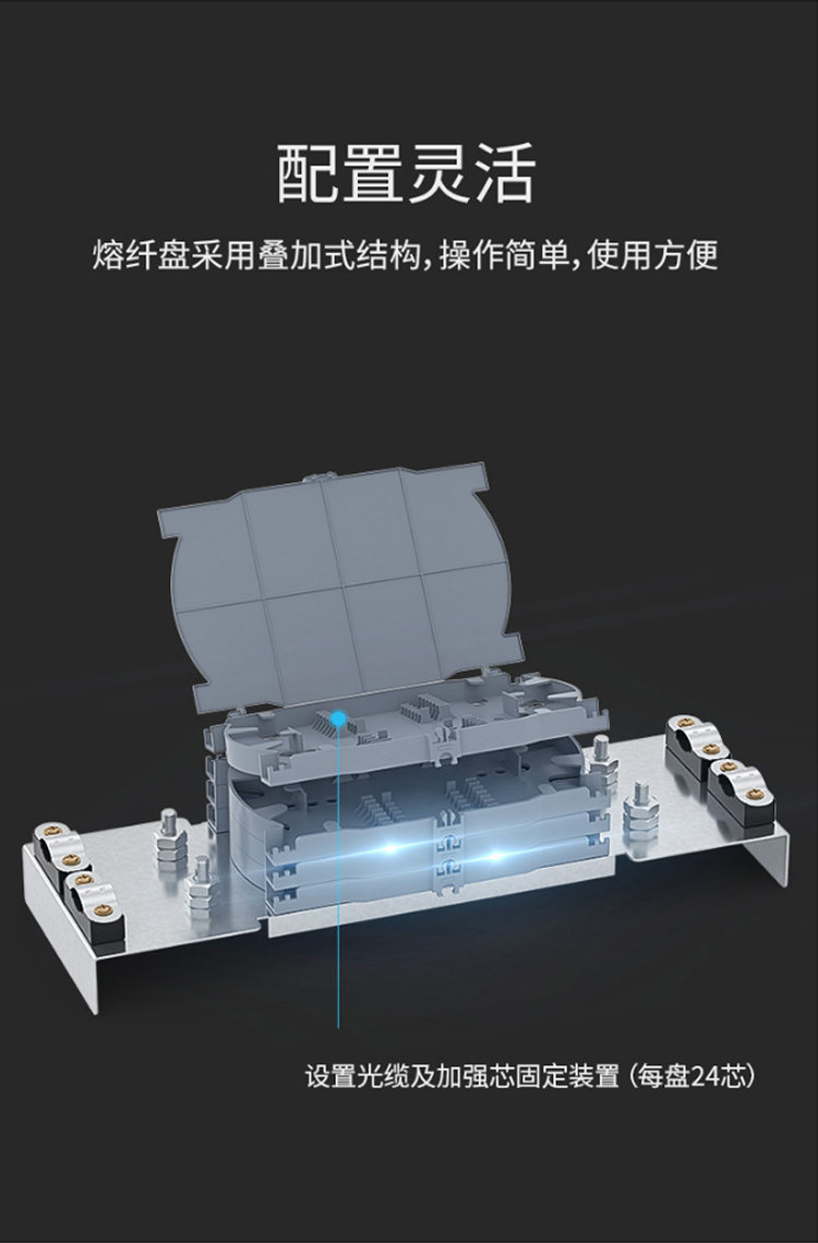 訊浦 光纜接頭盒配套熔纖盤 光纜接續(xù)盤 熔接盤 單盤可放24芯 單個(gè)裝 XT-JXB_http://m.oann34.cn_所有產(chǎn)品_第3張