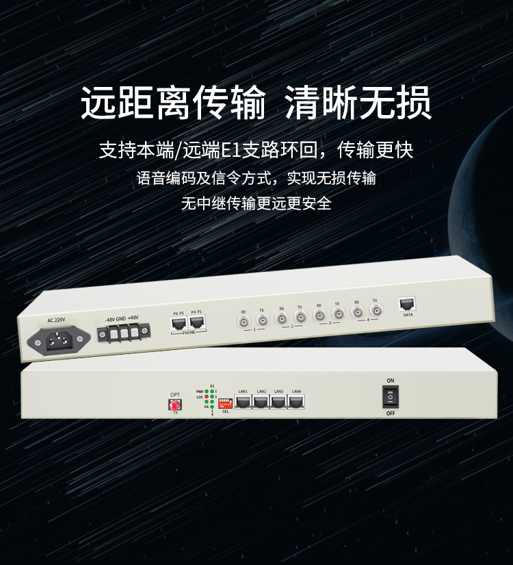 訊浦 PCM綜合業(yè)務(wù)光端機(jī) 4E1+4百兆物理隔離網(wǎng)+4路電話+4磁石 單纖FC 20公里1對(duì)XN-4E1-4Q4L4C-FC_http://m.oann34.cn_所有產(chǎn)品_第5張